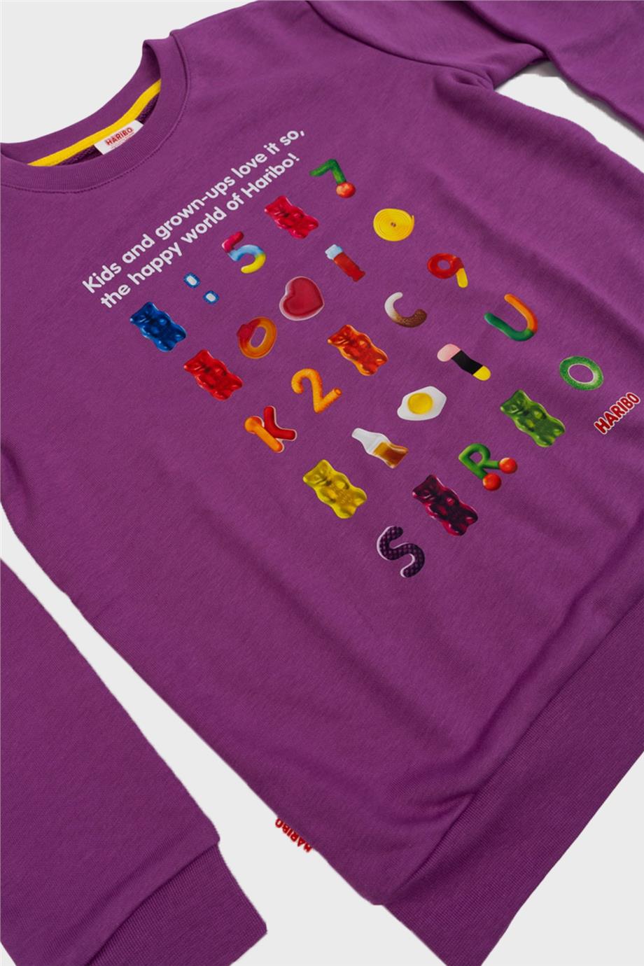 Haribo Kız Çocuk Lila Sweatshirt