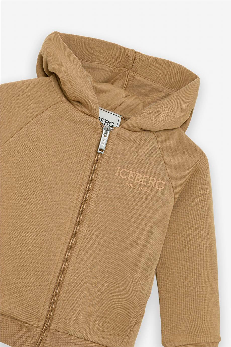 Iceberg Erkek Bebek Bej Eşofman ÜstüIceberg Erkek Bebek Bej Eşofman Üstü