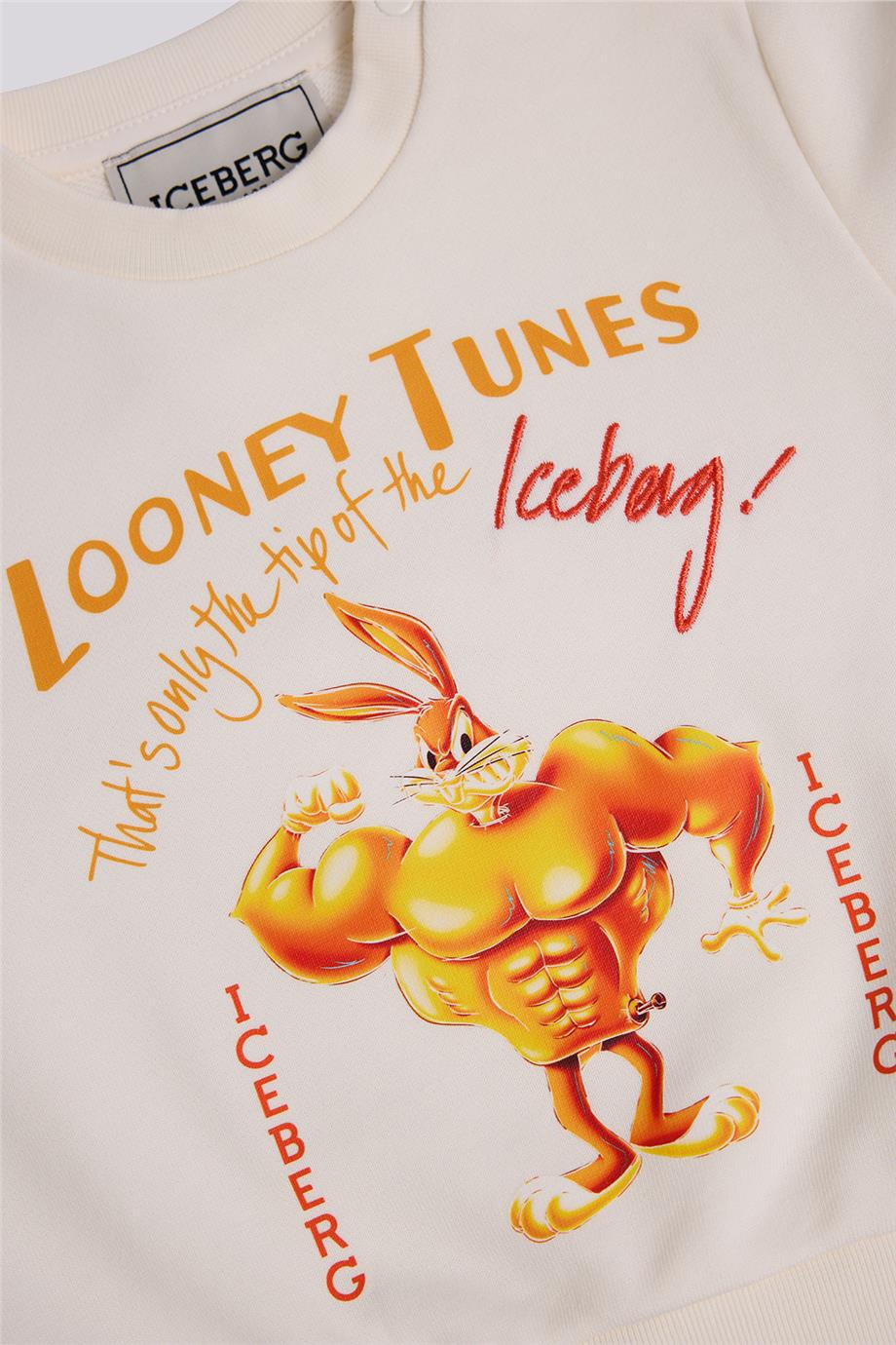 Iceberg Erkek Bebek Beyaz SweatshirtIceberg Erkek Bebek Beyaz Sweatshirt