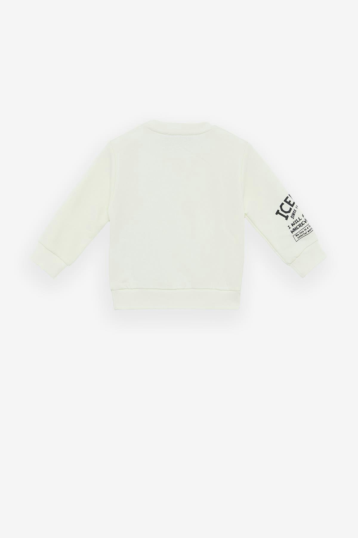 Iceberg Erkek Bebek Kırık Beyaz SweatshirtIceberg Erkek Bebek Kırık Beyaz Sweatshirt