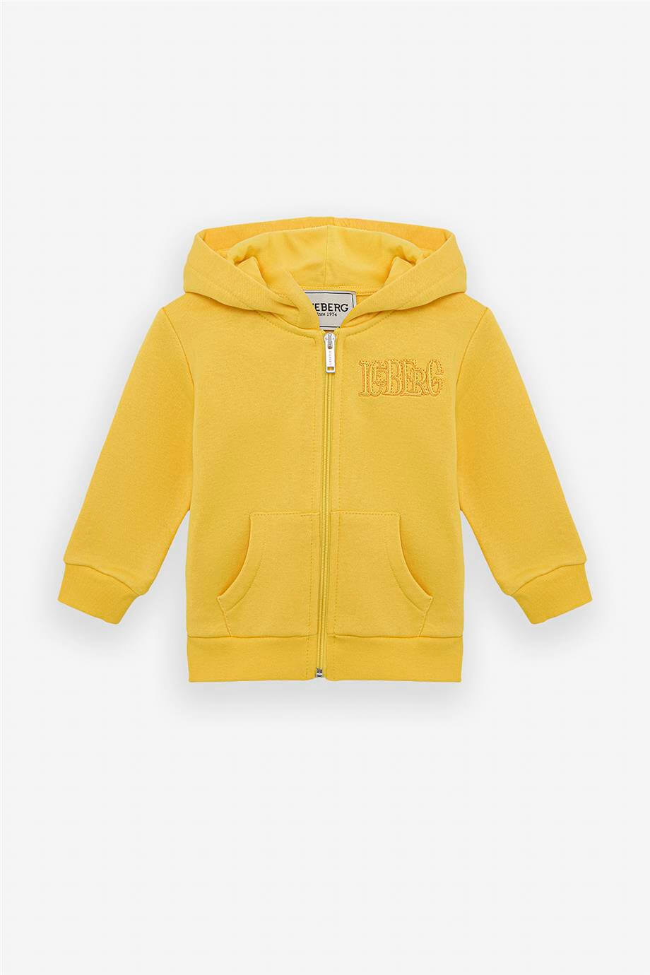 Iceberg Erkek Bebek Sarı Eşofman ÜstüIceberg Erkek Bebek Sarı Eşofman Üstü