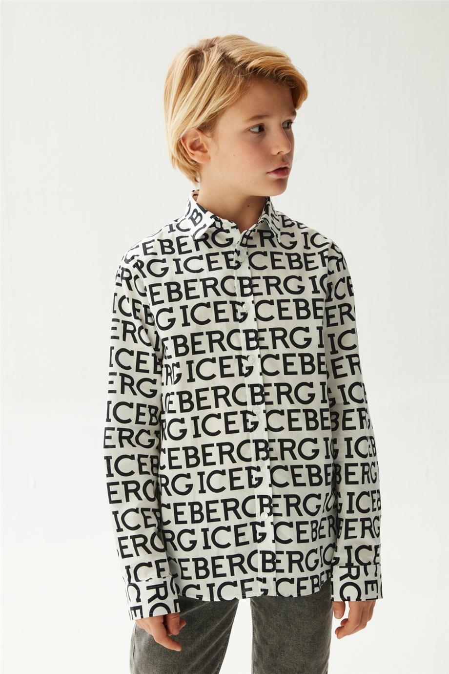 Iceberg Erkek Çocuk Beyaz Gömlek