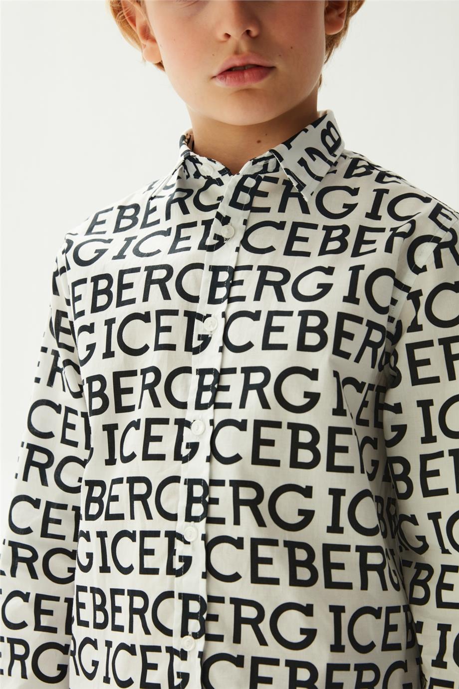 Iceberg Erkek Çocuk Beyaz Gömlek