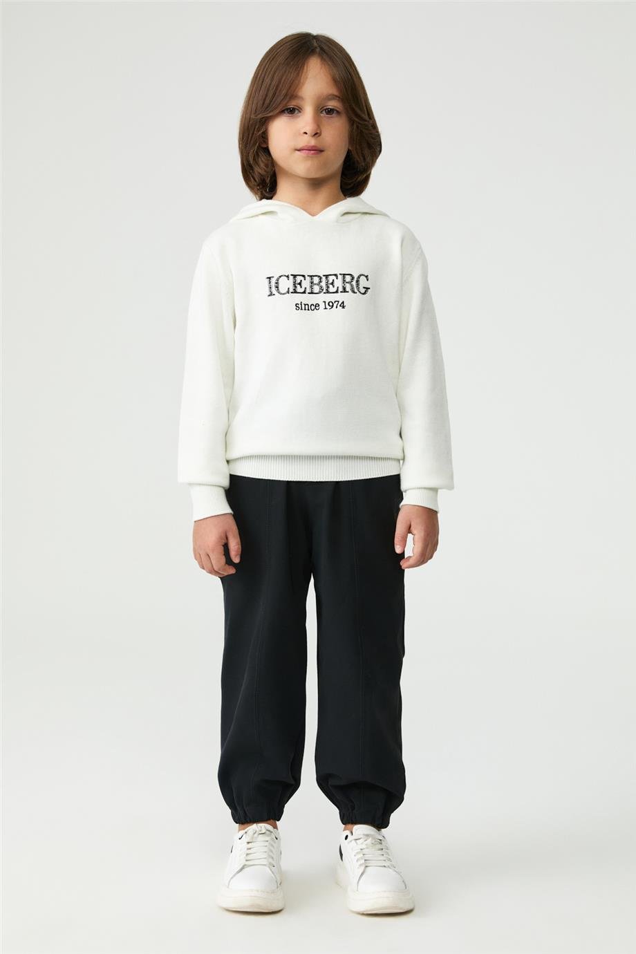Iceberg Boy White SweaterIceberg Boy White Sweater