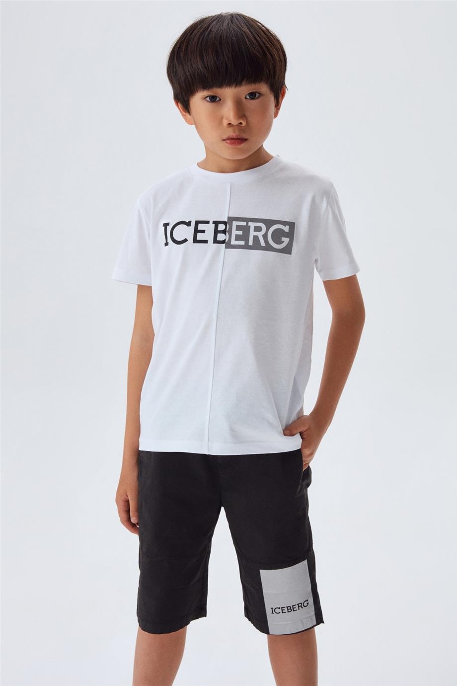 Iceberg Erkek Çocuk Beyaz T-Shirt