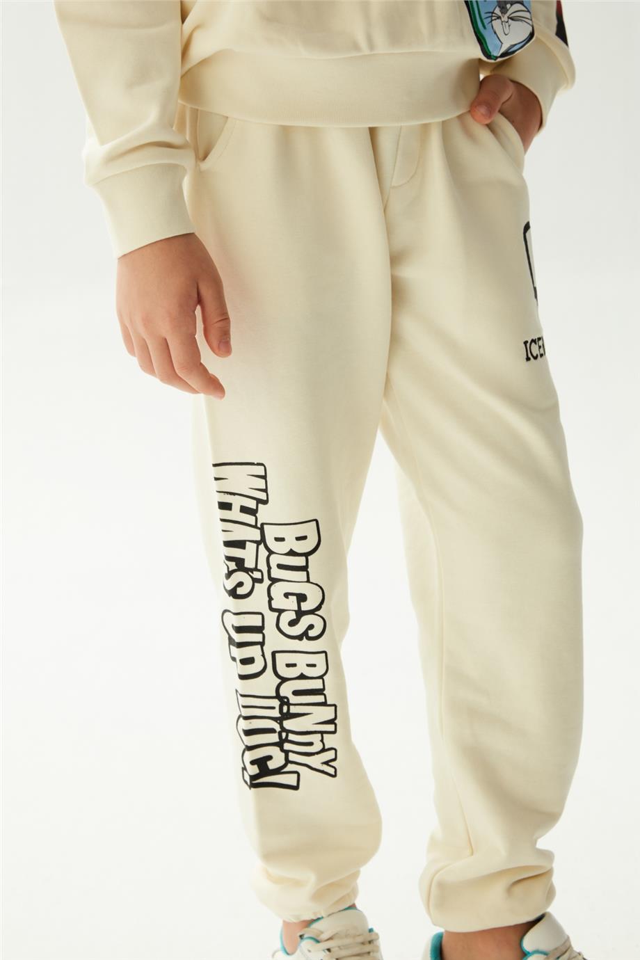 Iceberg Erkek Çocuk Kırık Beyaz Eşofman Altı