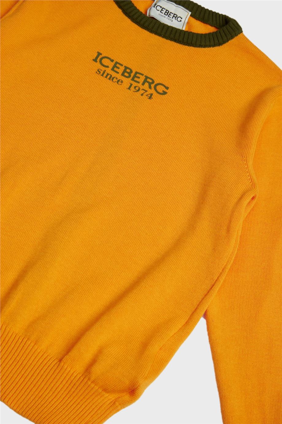 Iceberg Erkek Çocuk Oranj Kazak