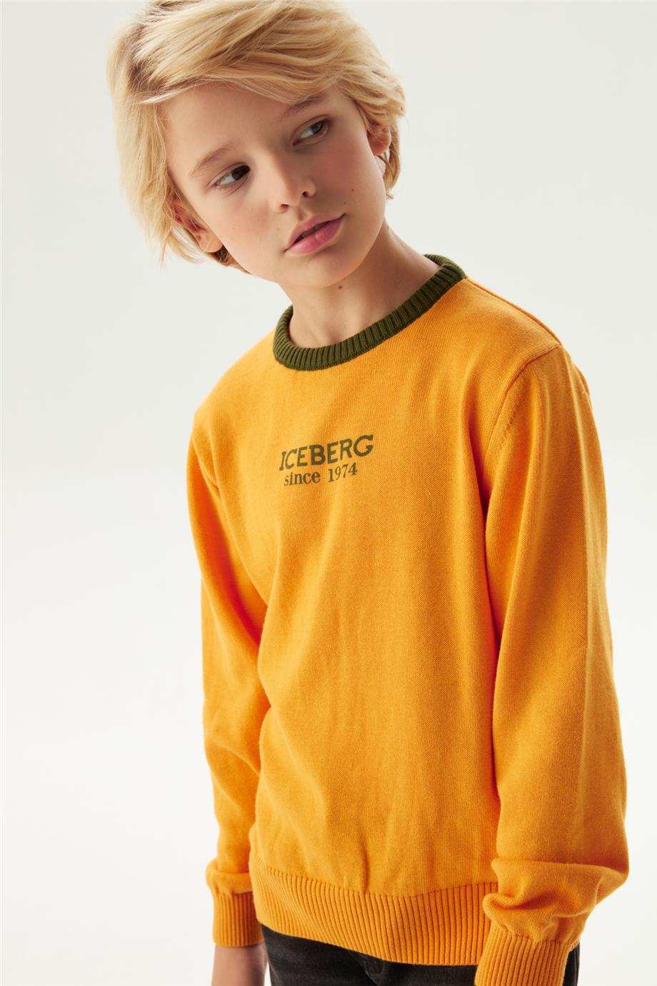 Iceberg Erkek Çocuk Oranj Kazak