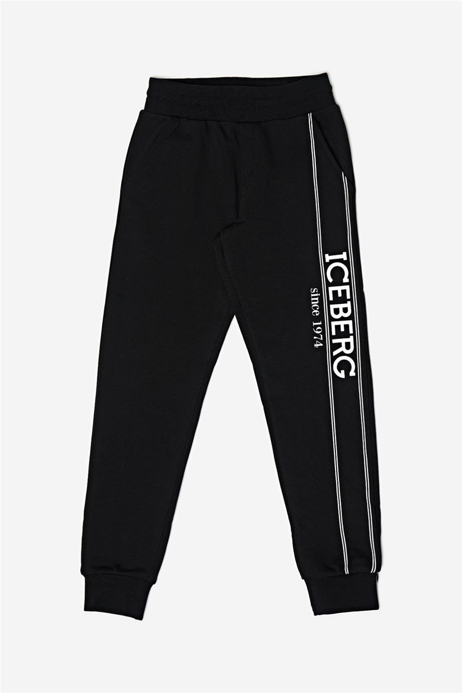 Iceberg Erkek Çocuk Siyah Eşofman Altı