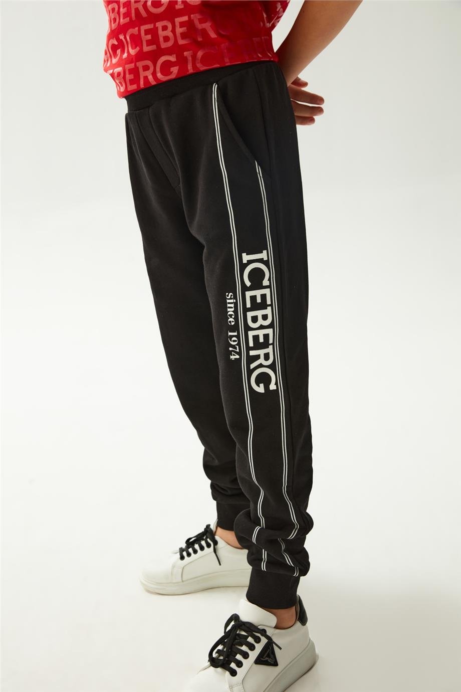 Iceberg Erkek Çocuk Siyah Eşofman Altı