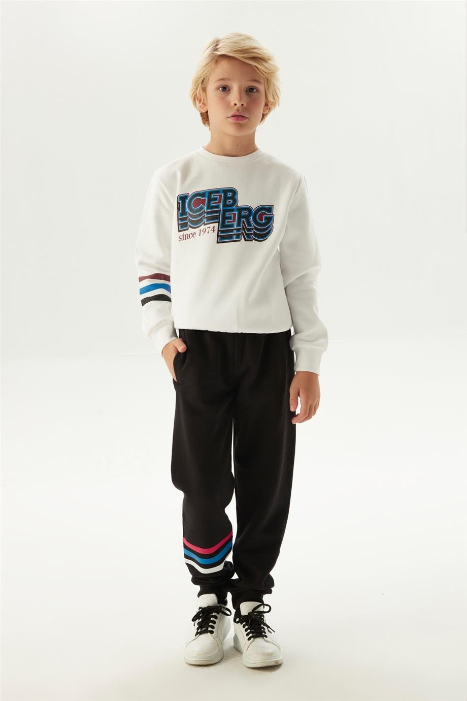 Iceberg Erkek Çocuk Siyah Eşofman Altı