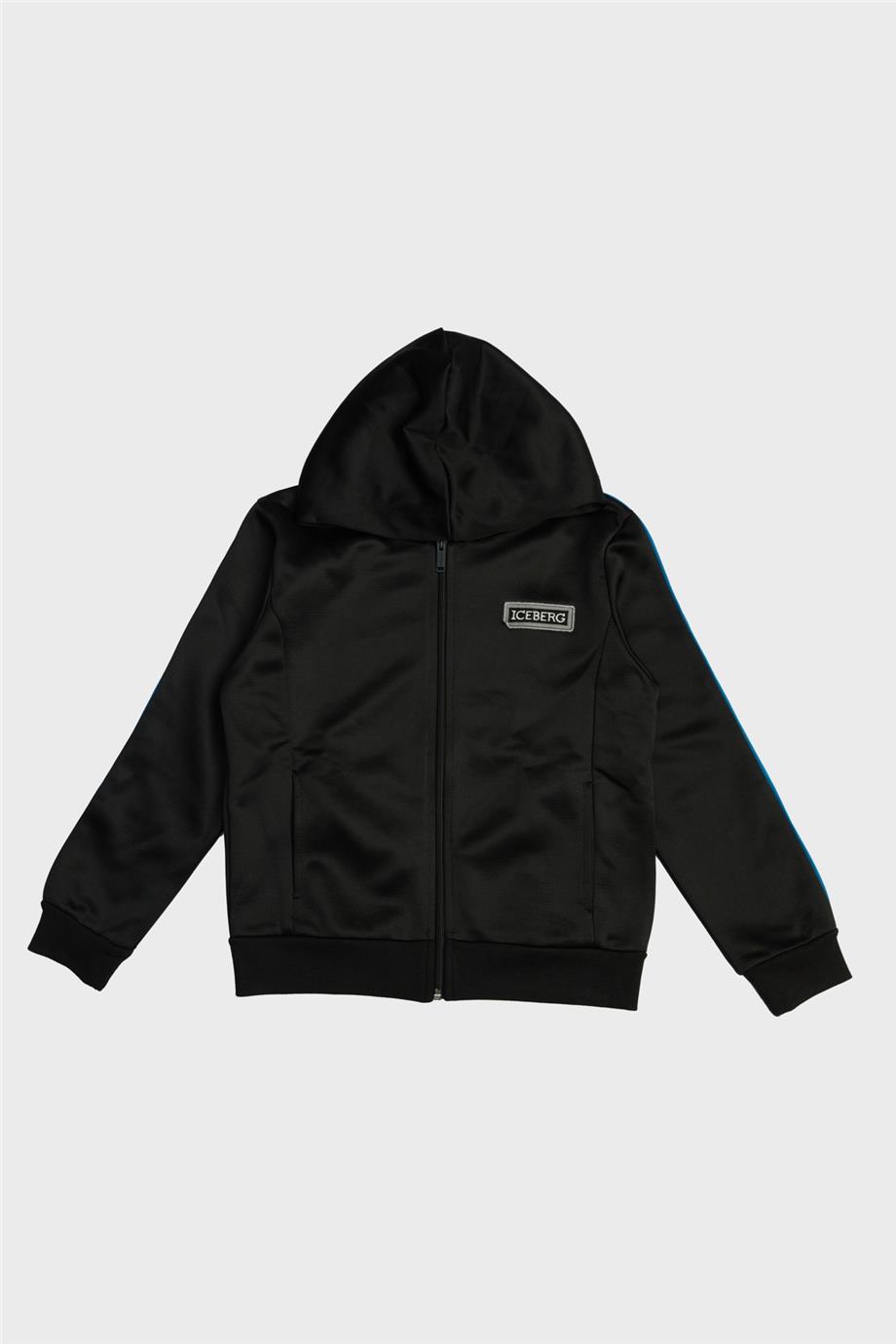 Iceberg Erkek Çocuk Siyah Eşofman Üstü