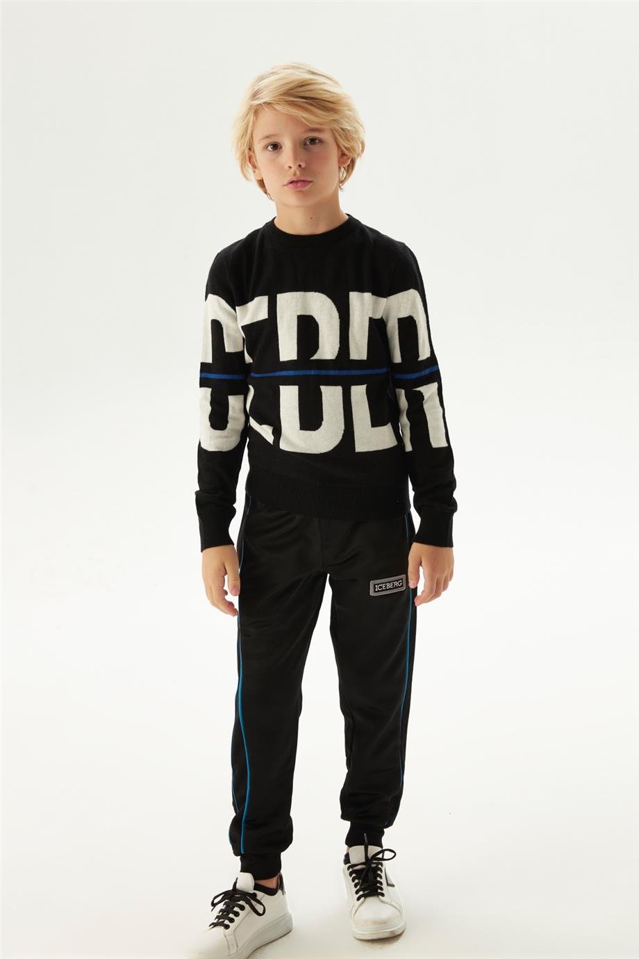 Iceberg Erkek Çocuk Siyah Kazak