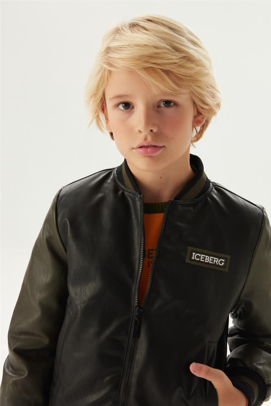 Iceberg Erkek Çocuk Siyah Mont
