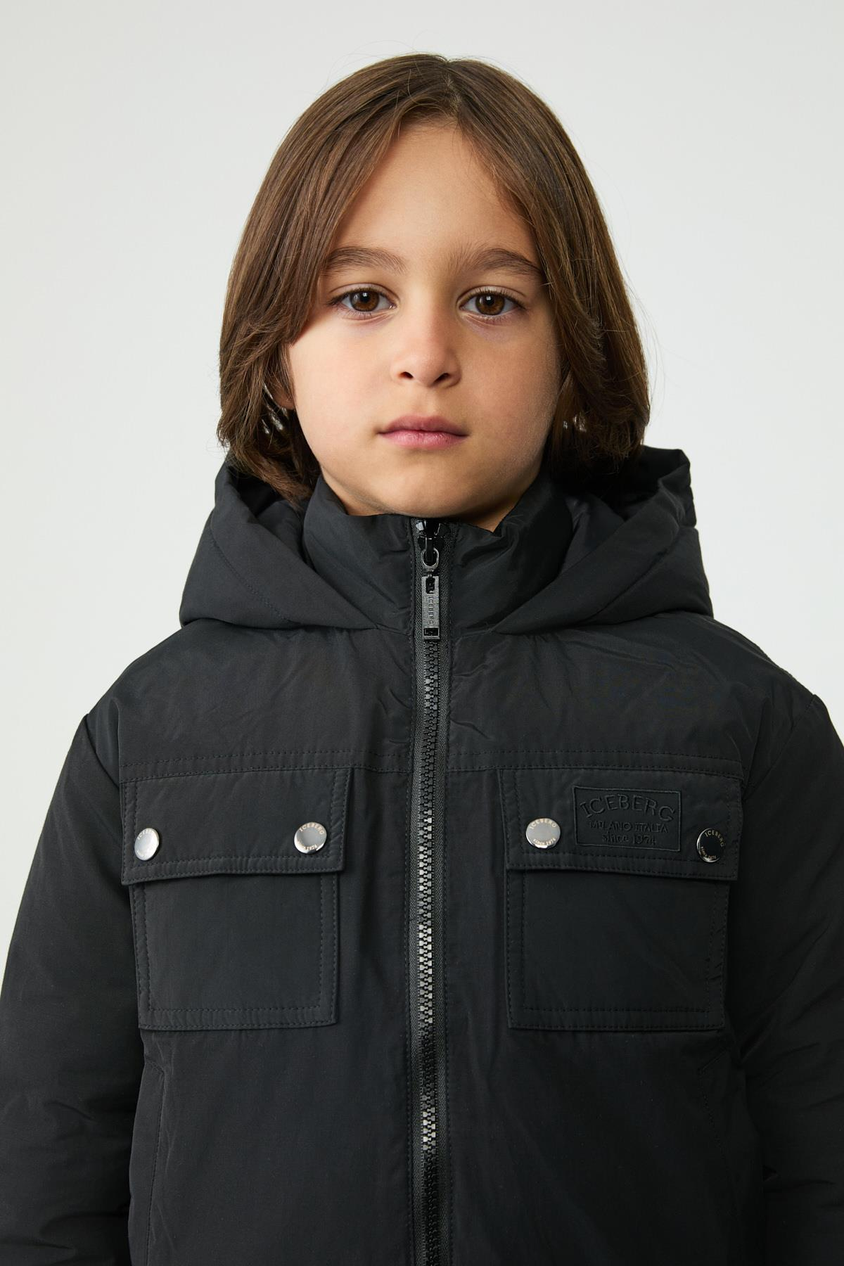 Iceberg Erkek Çocuk Siyah MontIceberg Erkek Çocuk Siyah Mont