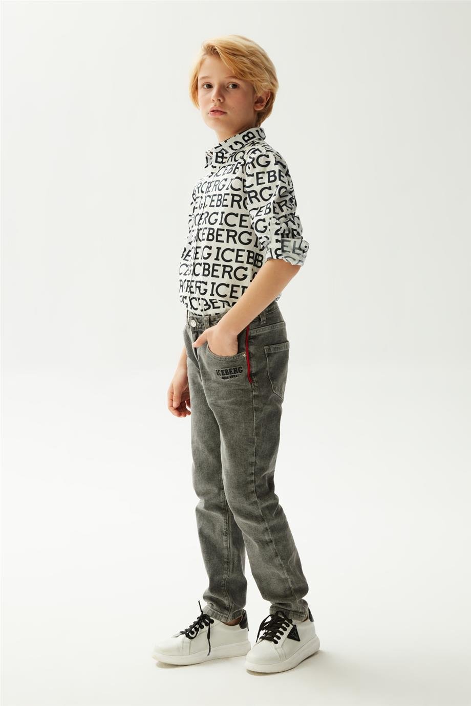 Iceberg Erkek Çocuk Siyah Pantolon