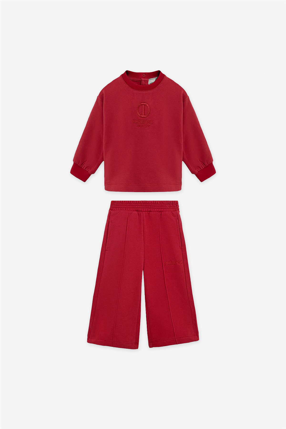 Iceberg Kız Bebek Kırmızı Eşofman TakımIceberg Kız Bebek Kırmızı Eşofman Takım