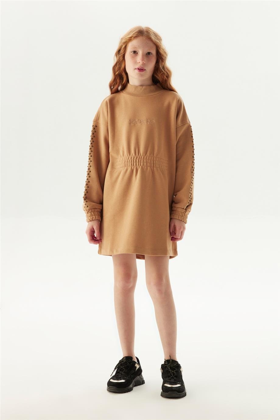 Iceberg Kız Çocuk Açık Kahve Elbise