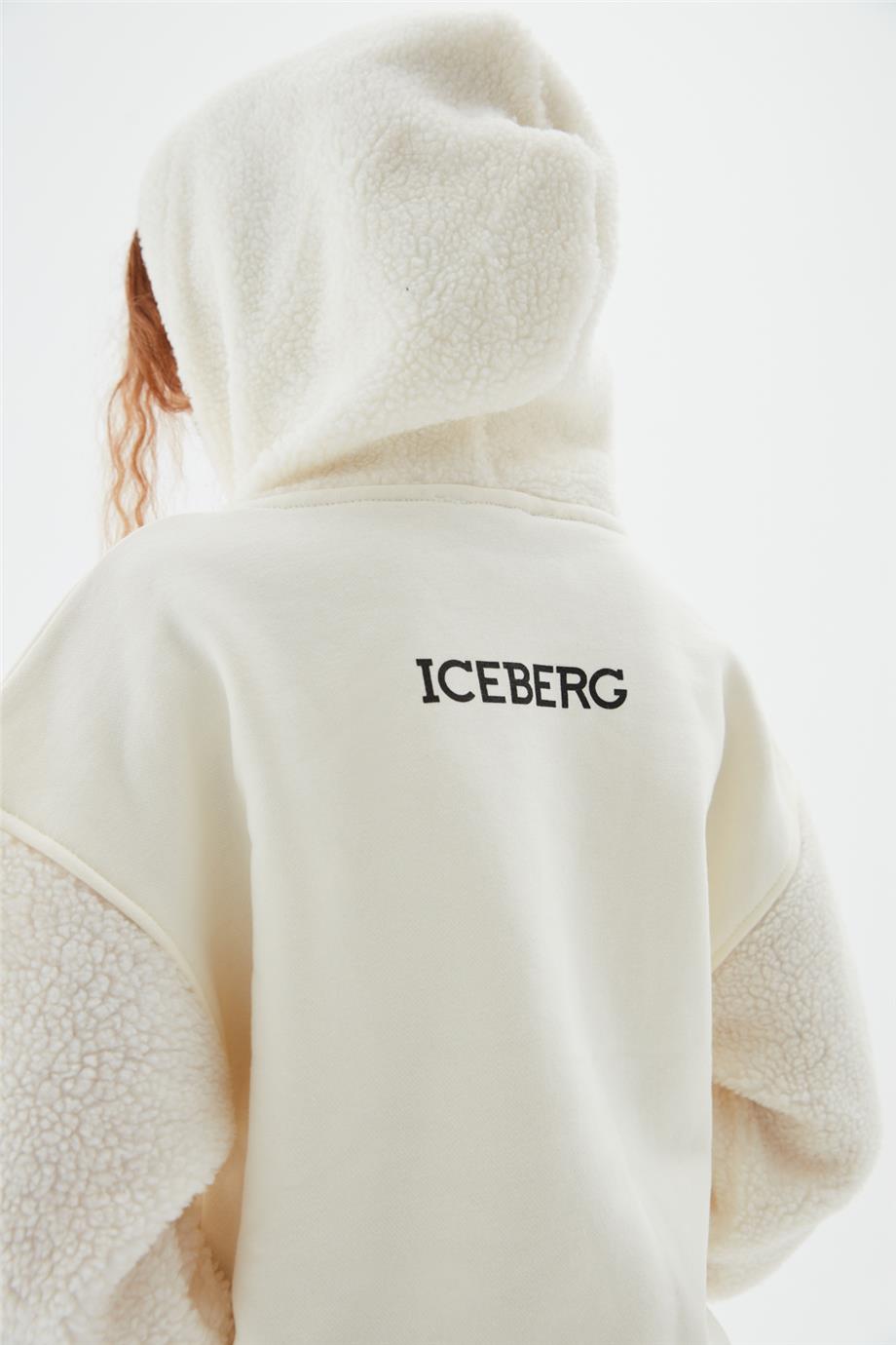 Iceberg Kız Çocuk Beyaz Sweatshirt