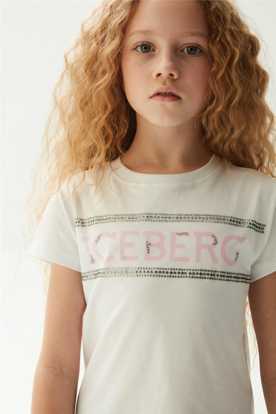 Iceberg Kız Çocuk Beyaz T-Shirt