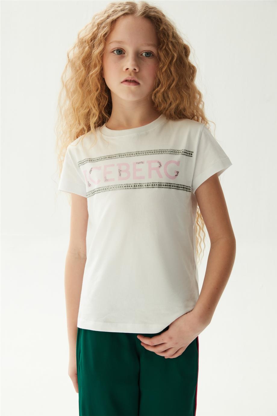 Iceberg Kız Çocuk Beyaz T-Shirt
