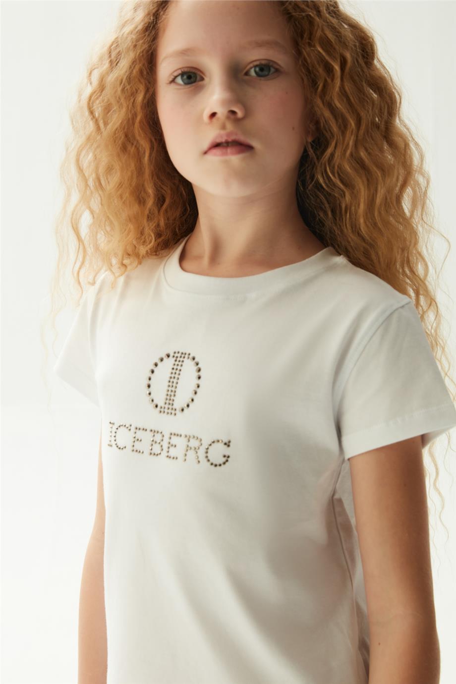 Iceberg Kız Çocuk Beyaz T-Shirt