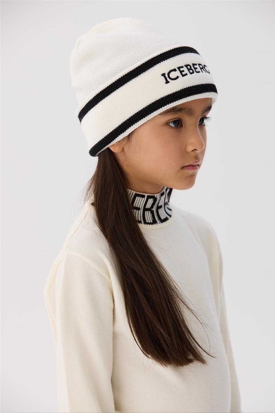 Iceberg Kız Çocuk Kırık Beyaz Bere