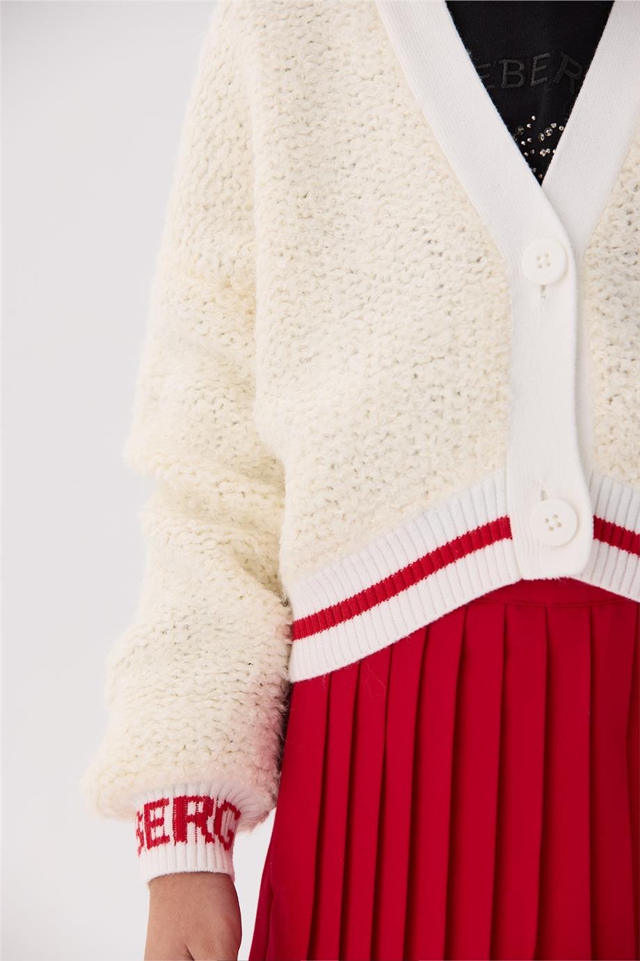 Iceberg Kız Çocuk Kırık Beyaz Hırka