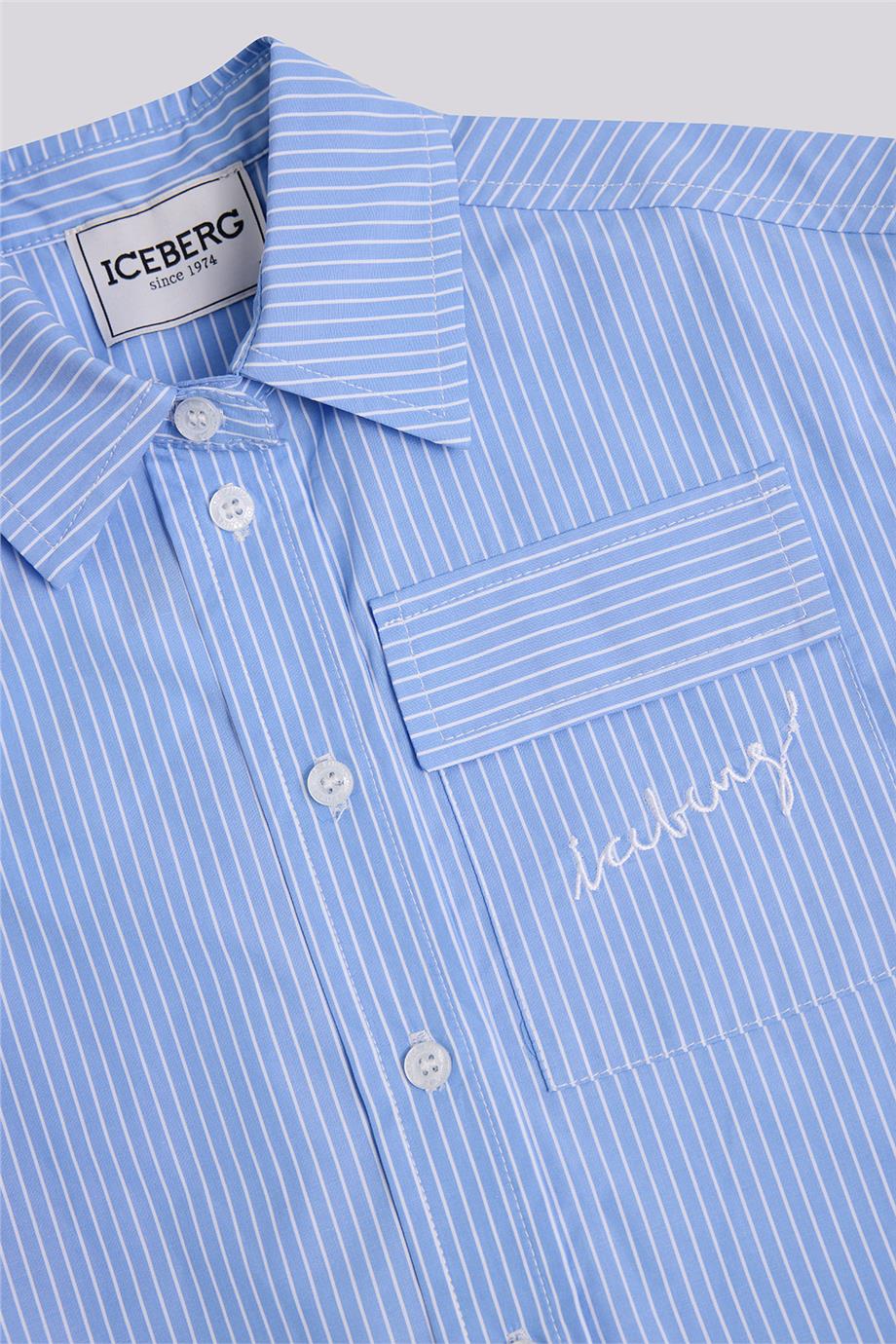 Iceberg Kız Çocuk Mavi GömlekIceberg Kız Çocuk Mavi Gömlek