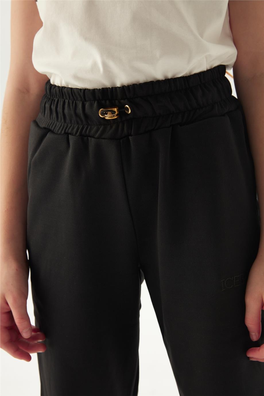 Iceberg Kız Çocuk Siyah Eşofman Altı