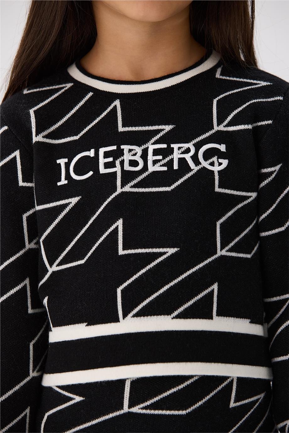 Iceberg Kız Çocuk Siyah Kazak