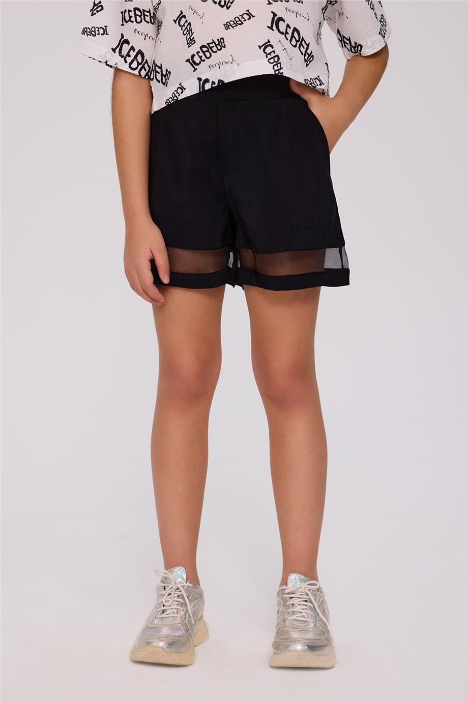 Iceberg Kız Çocuk Siyah ŞortIceberg Kız Çocuk Siyah Şort