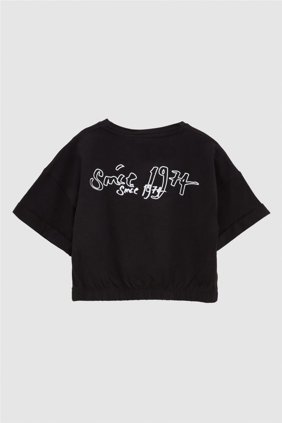 Iceberg Kız Çocuk Siyah T-Shirt