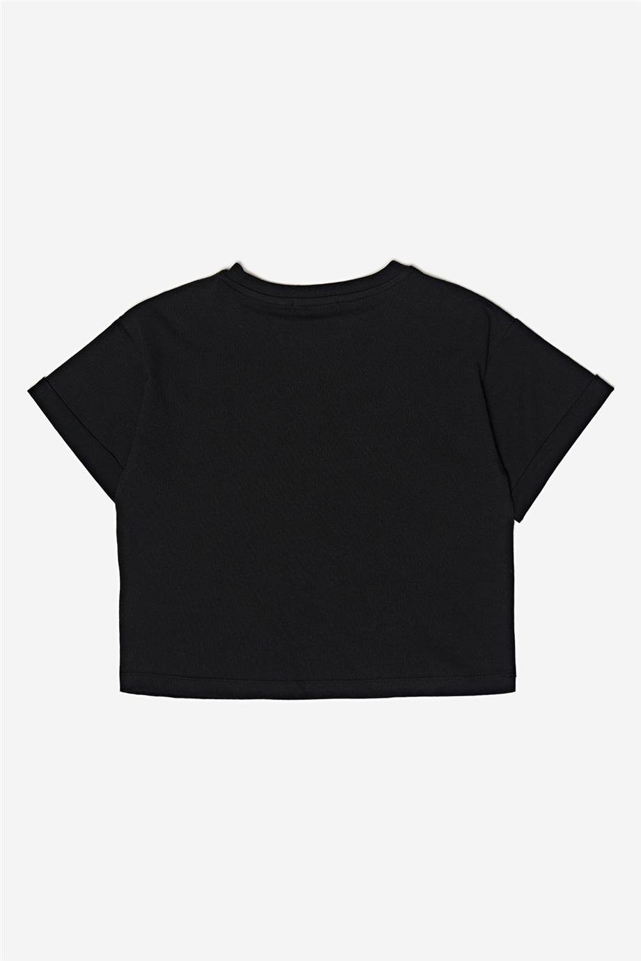 Iceberg Kız Çocuk Siyah T-Shirt