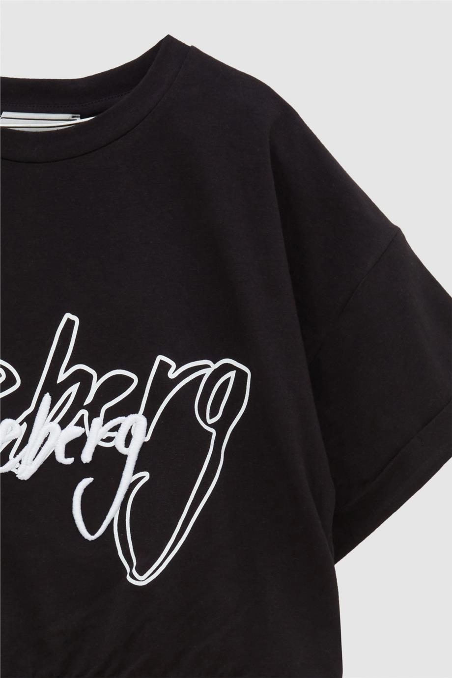 Iceberg Kız Çocuk Siyah T-Shirt