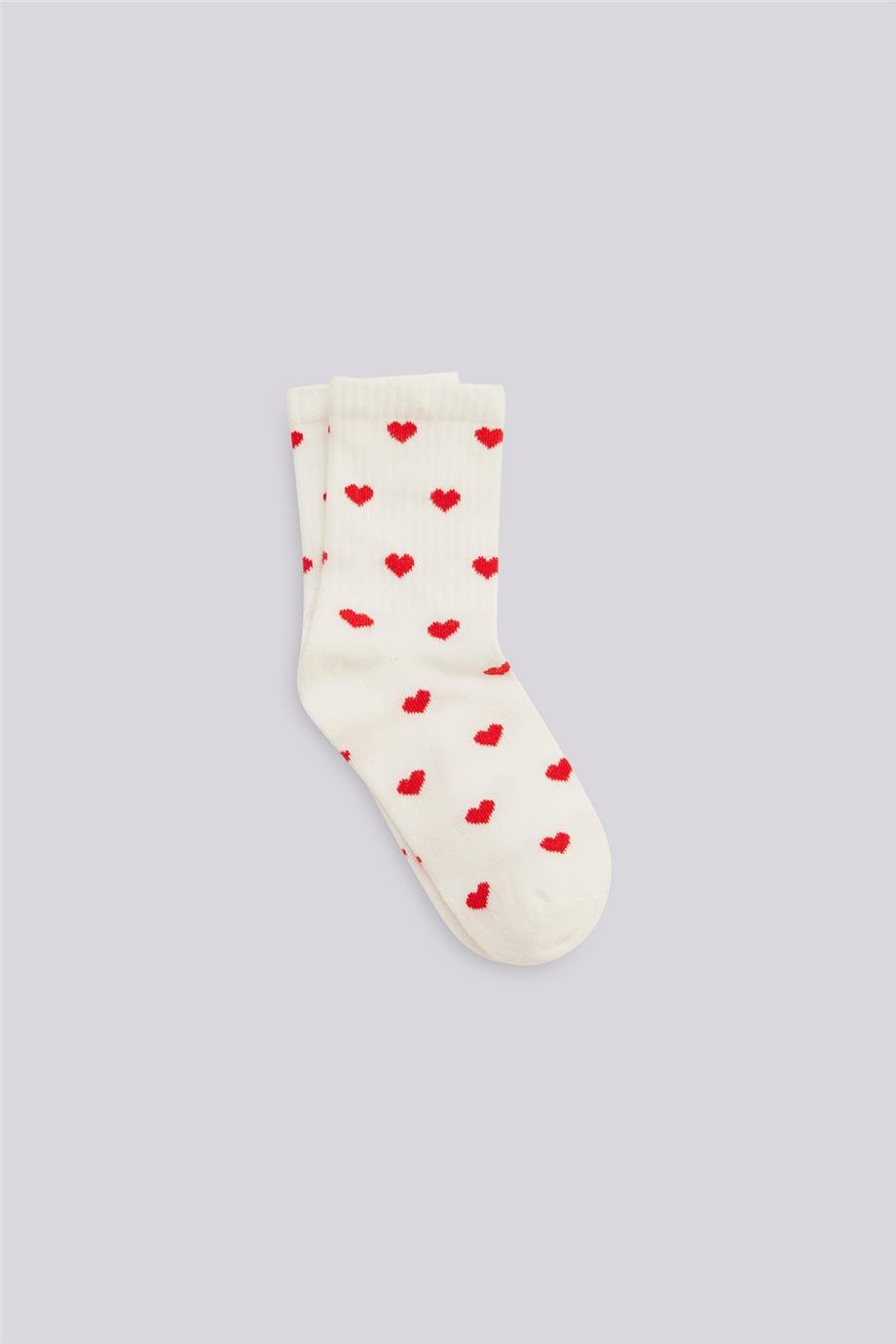 KID'N MATCH Kız Çocuk Beyaz ÇorapKID'N MATCH Kız Çocuk Beyaz Çorap