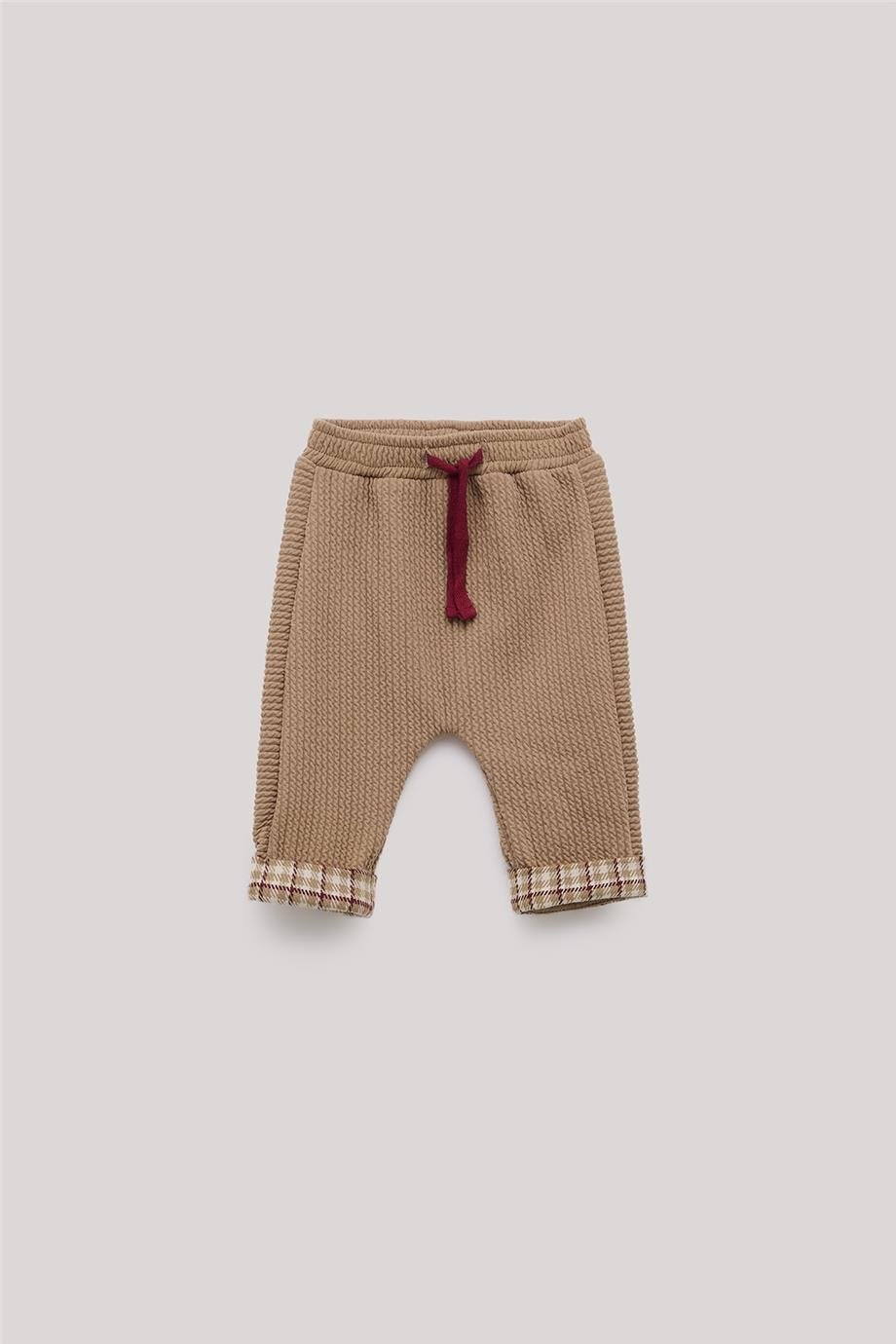 Layette Erkek Bebek Bej Eşofman Altı