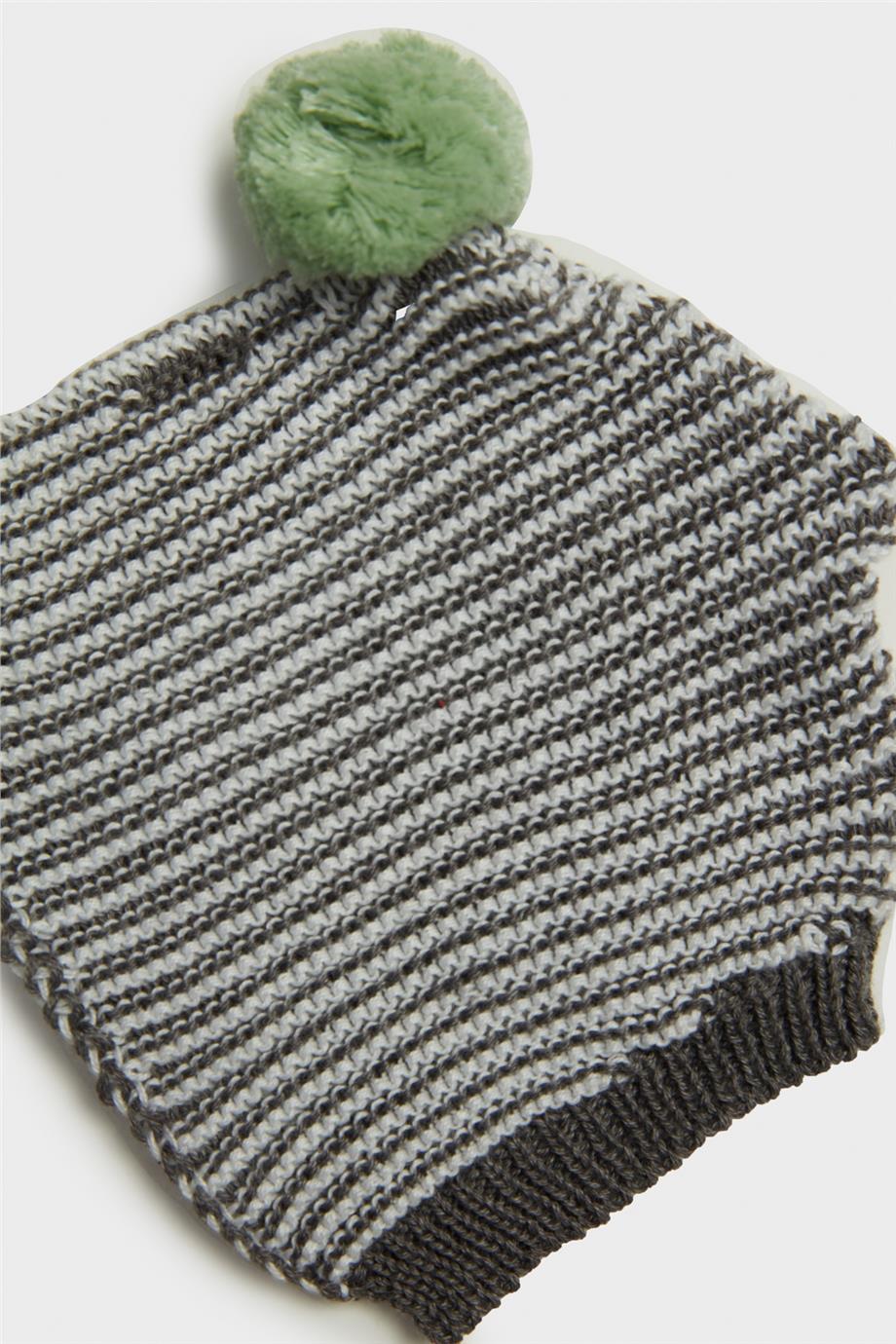 Layette Erkek Bebek Çizgili Bere