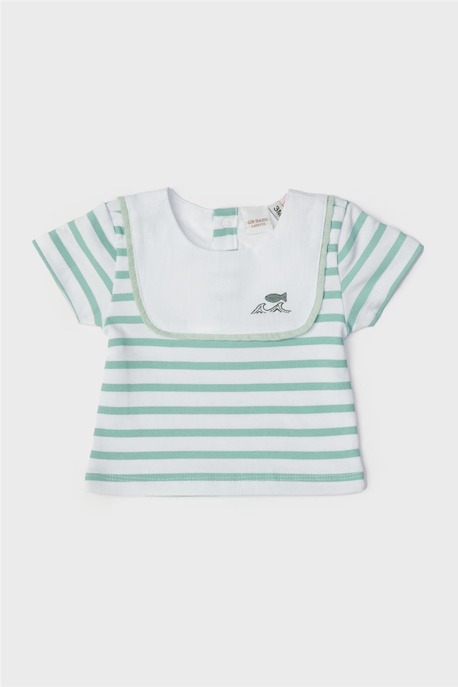Layette Erkek Bebek Çizgili Body