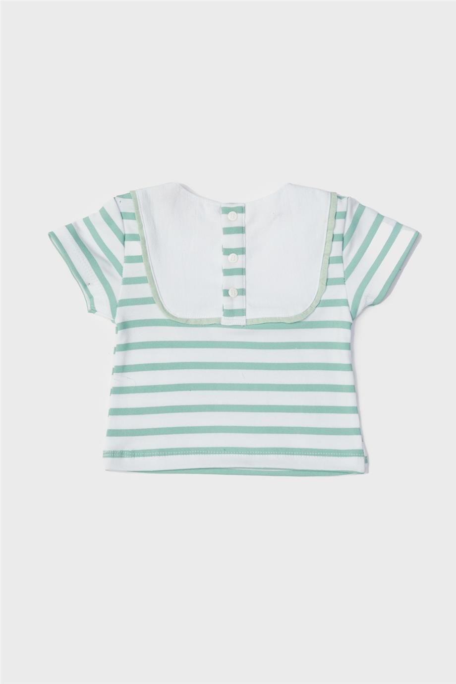 Layette Erkek Bebek Çizgili Body