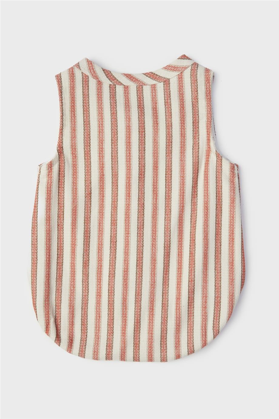 Layette Erkek Bebek Çizgili Tulum