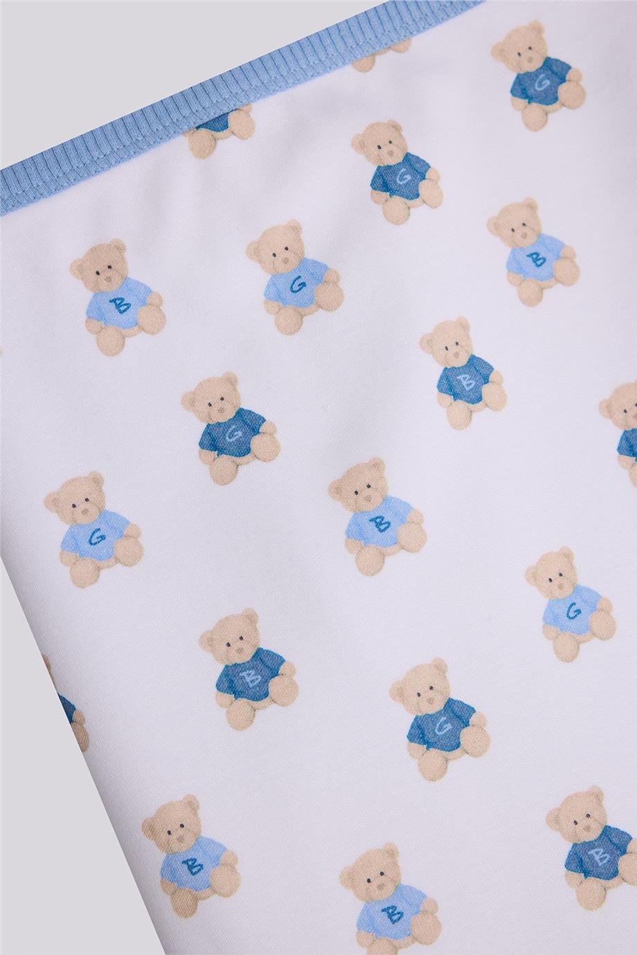 Layette Erkek Bebek Desenli BattaniyeLayette Erkek Bebek Desenli Battaniye