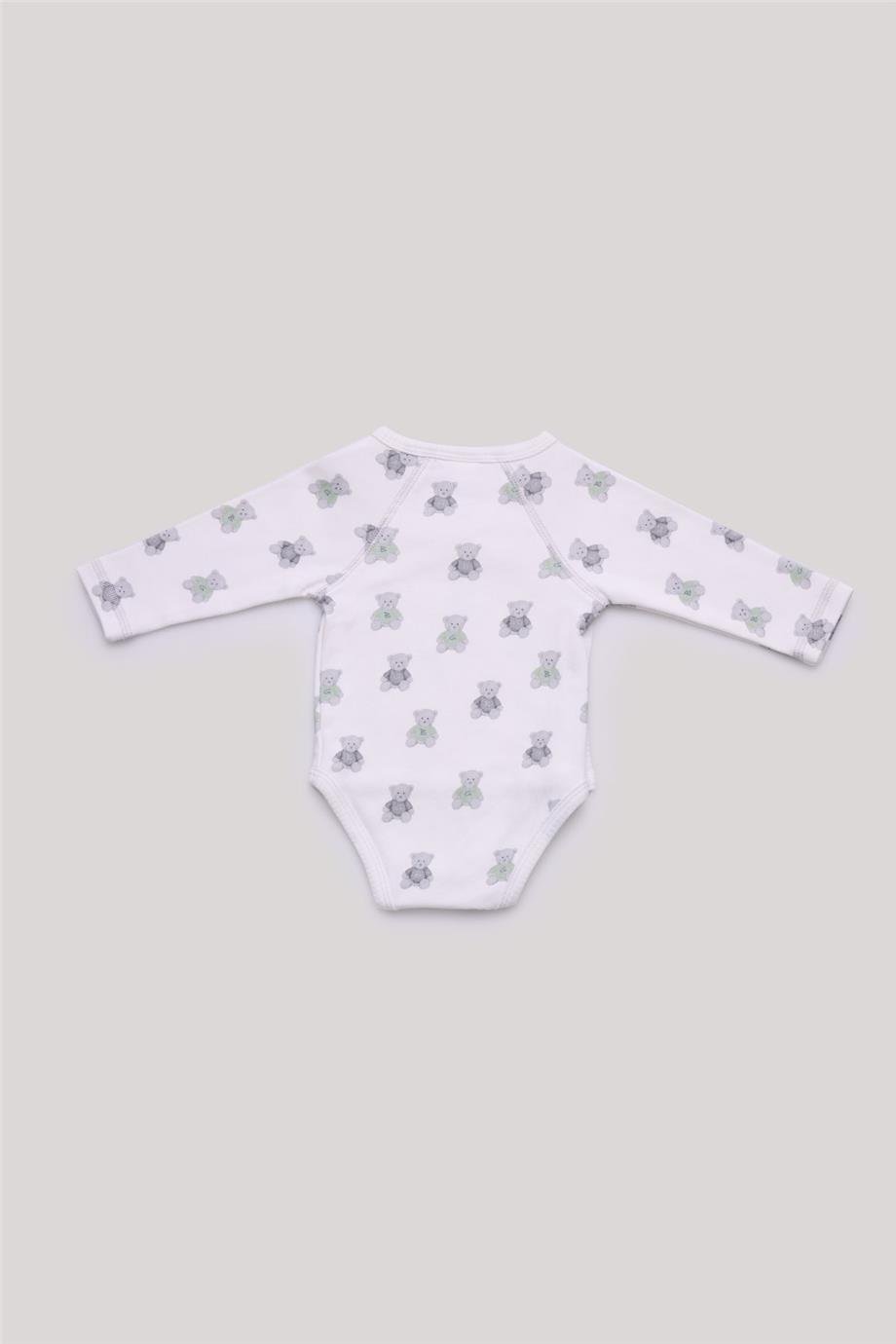 Layette Erkek Bebek Desenli Body