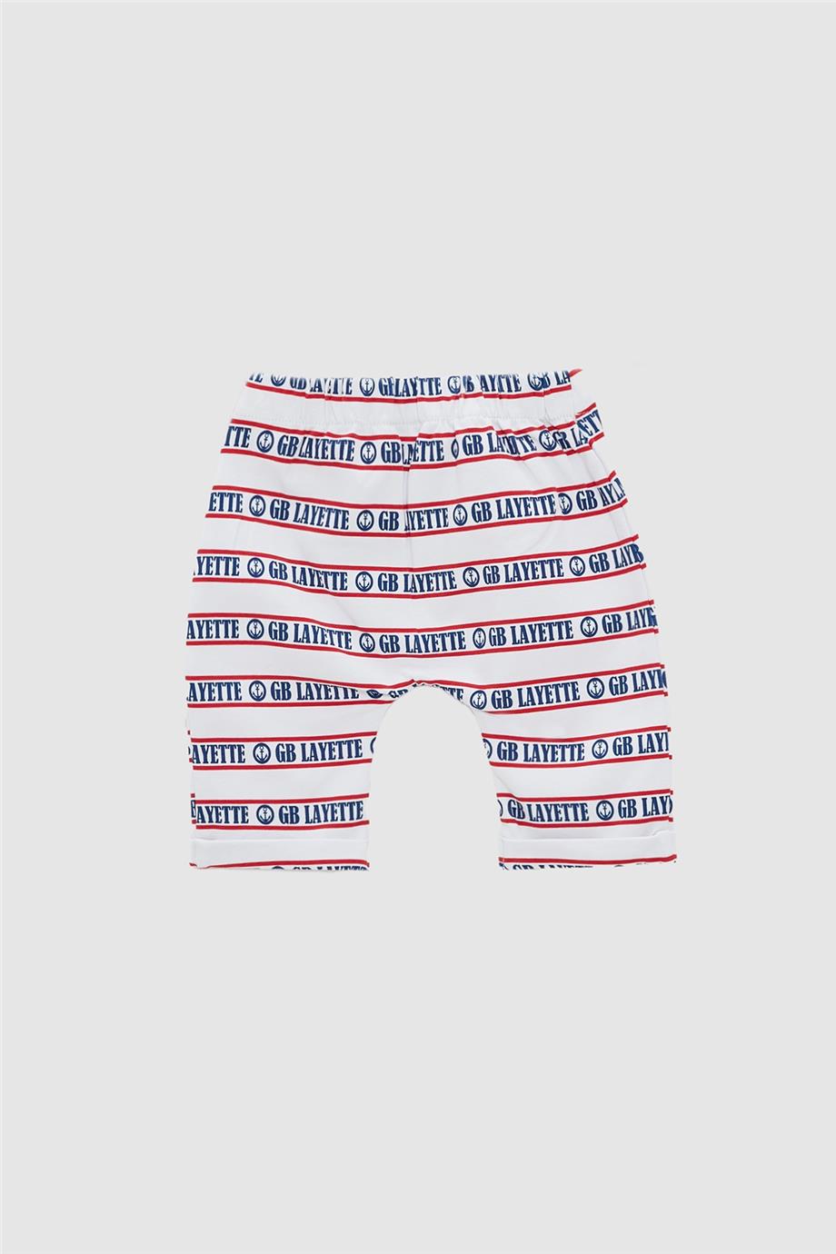 Layette Erkek Bebek Desenli Eşofman Altı