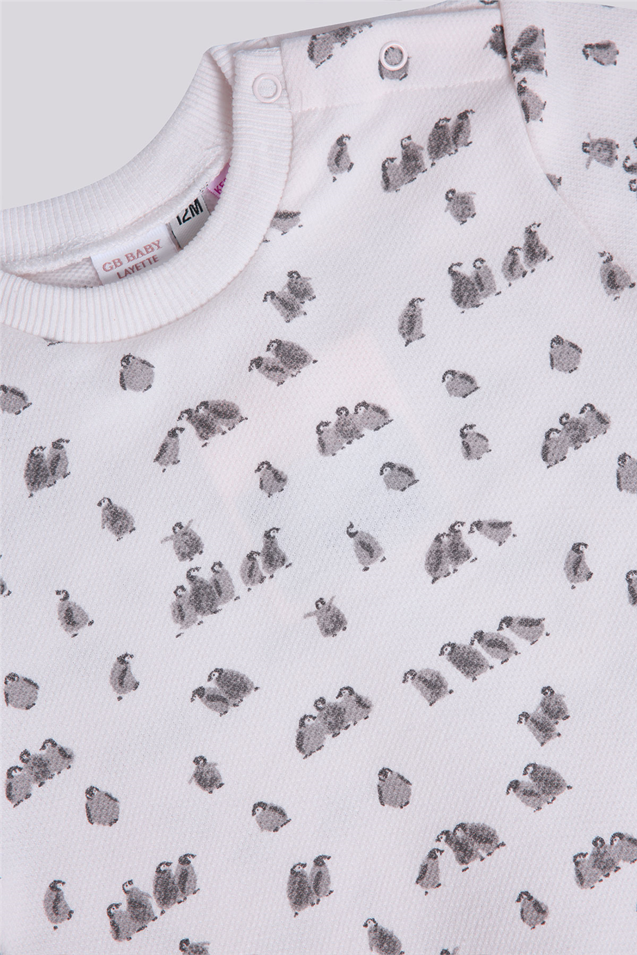 Layette Erkek Bebek Desenli Eşofman ÜstüLayette Erkek Bebek Desenli Eşofman Üstü