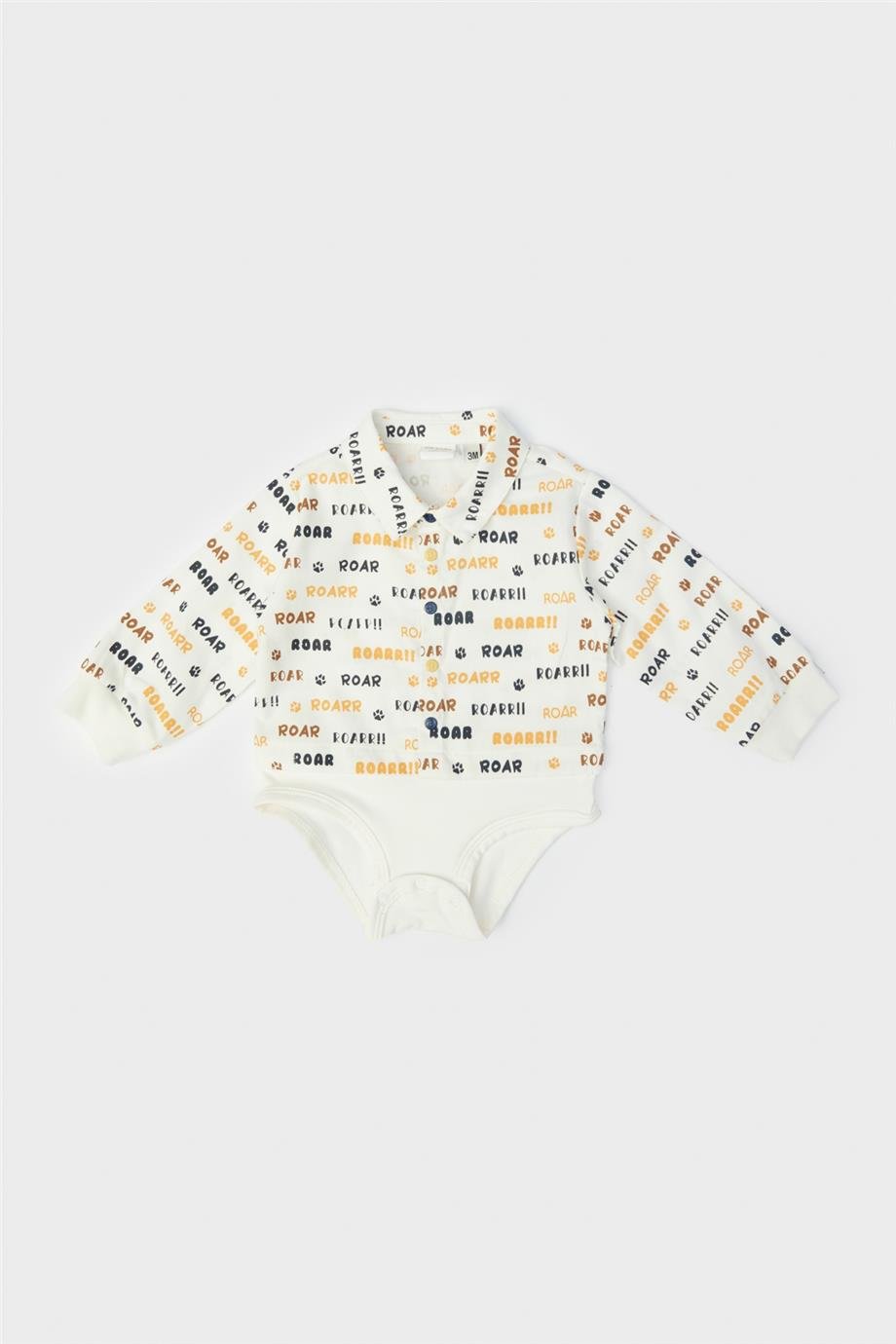 Layette Erkek Bebek Desenli Gömlek