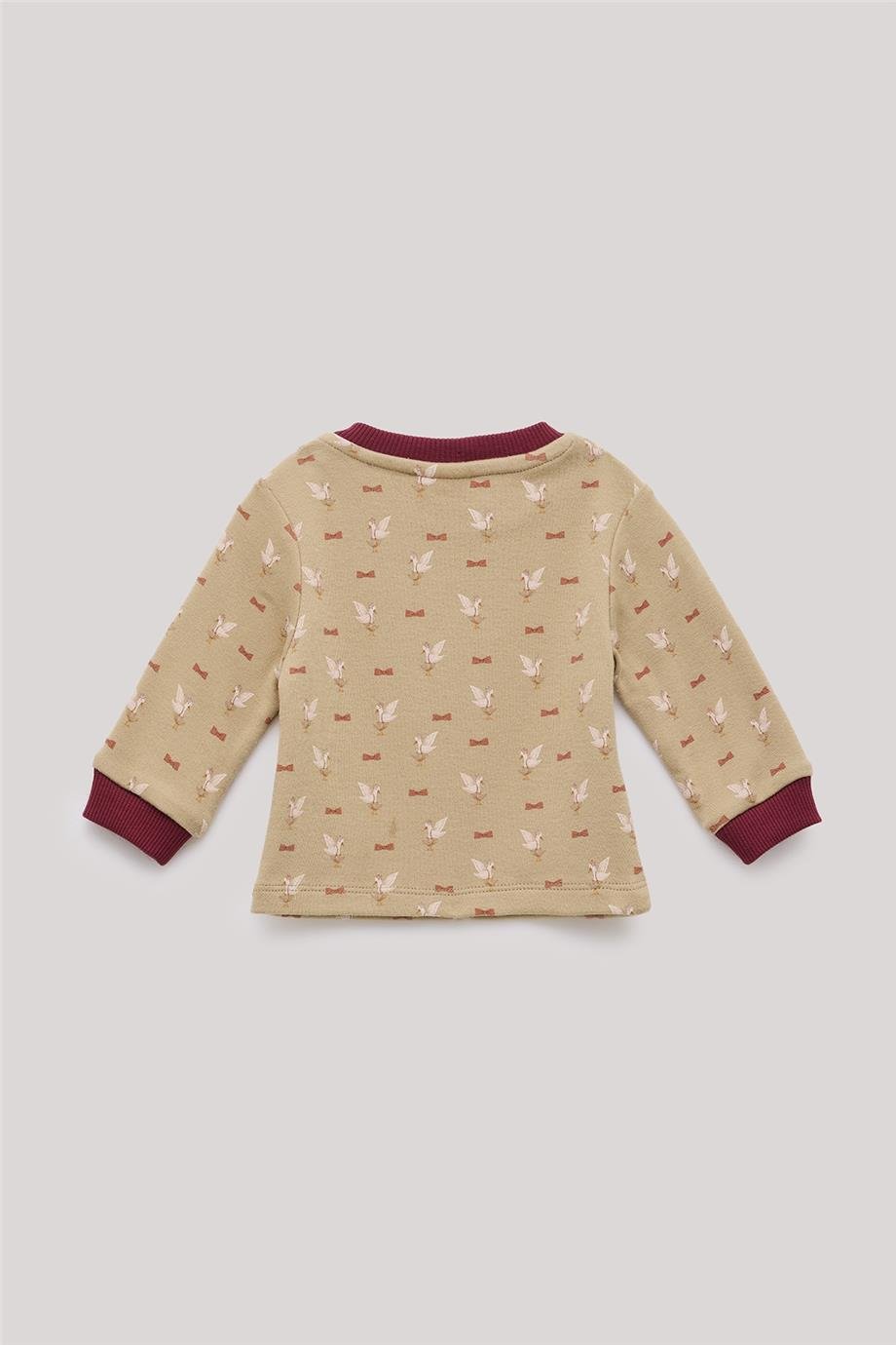 Layette Erkek Bebek Desenli Sweatshirt
