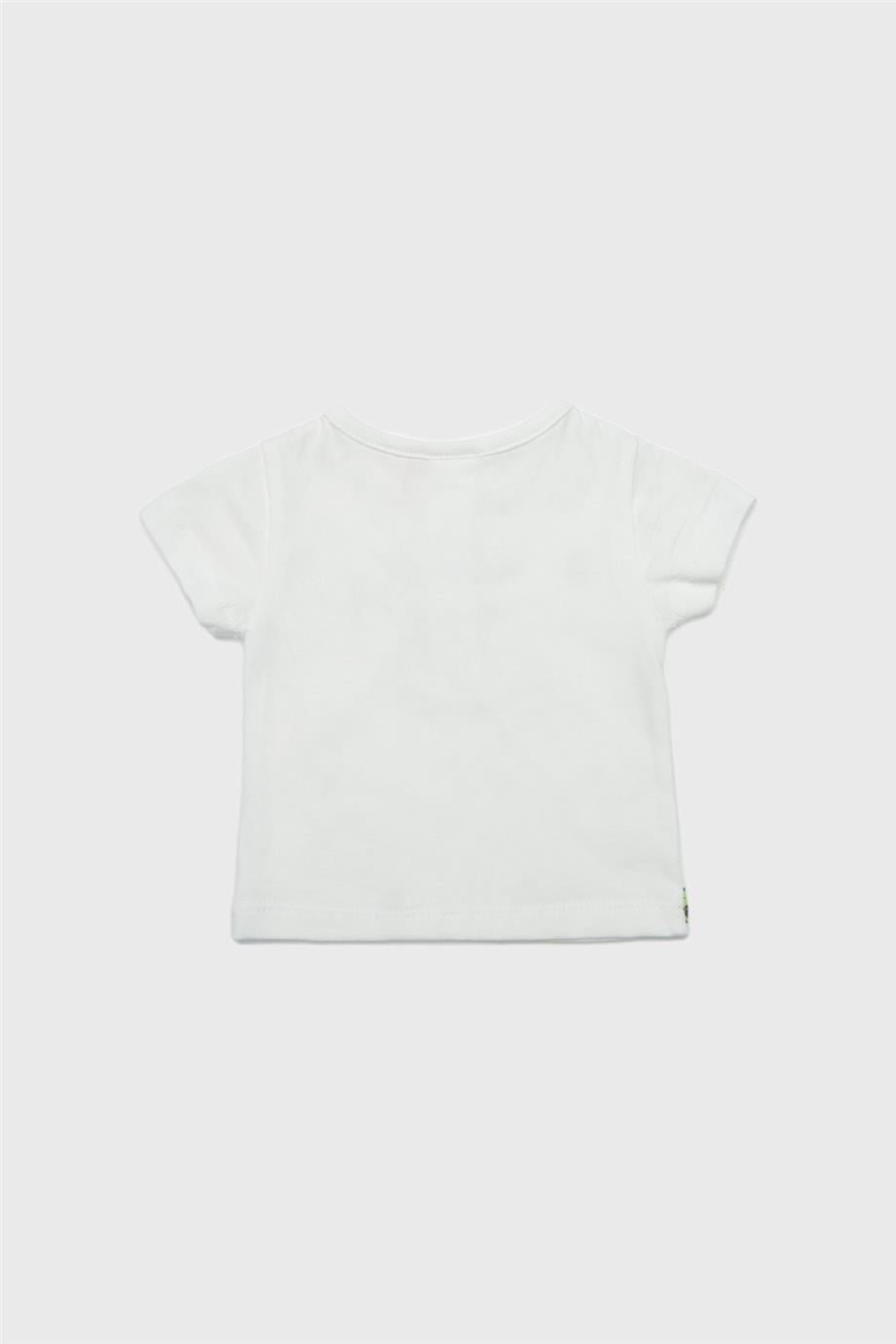 Layette Erkek Bebek Desenli Tshirt