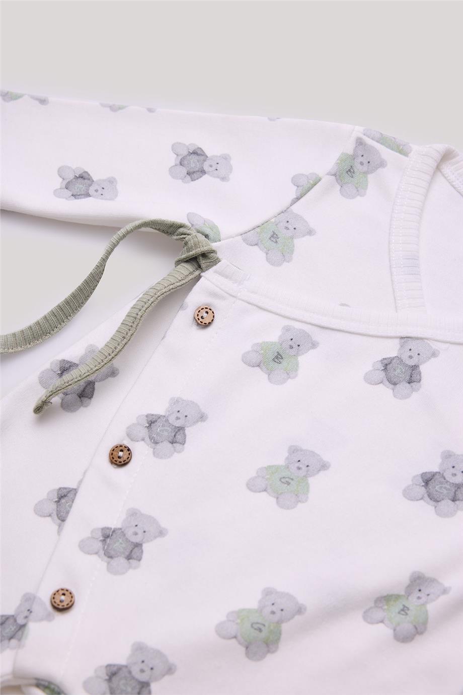 Layette Erkek Bebek Desenli Tulum