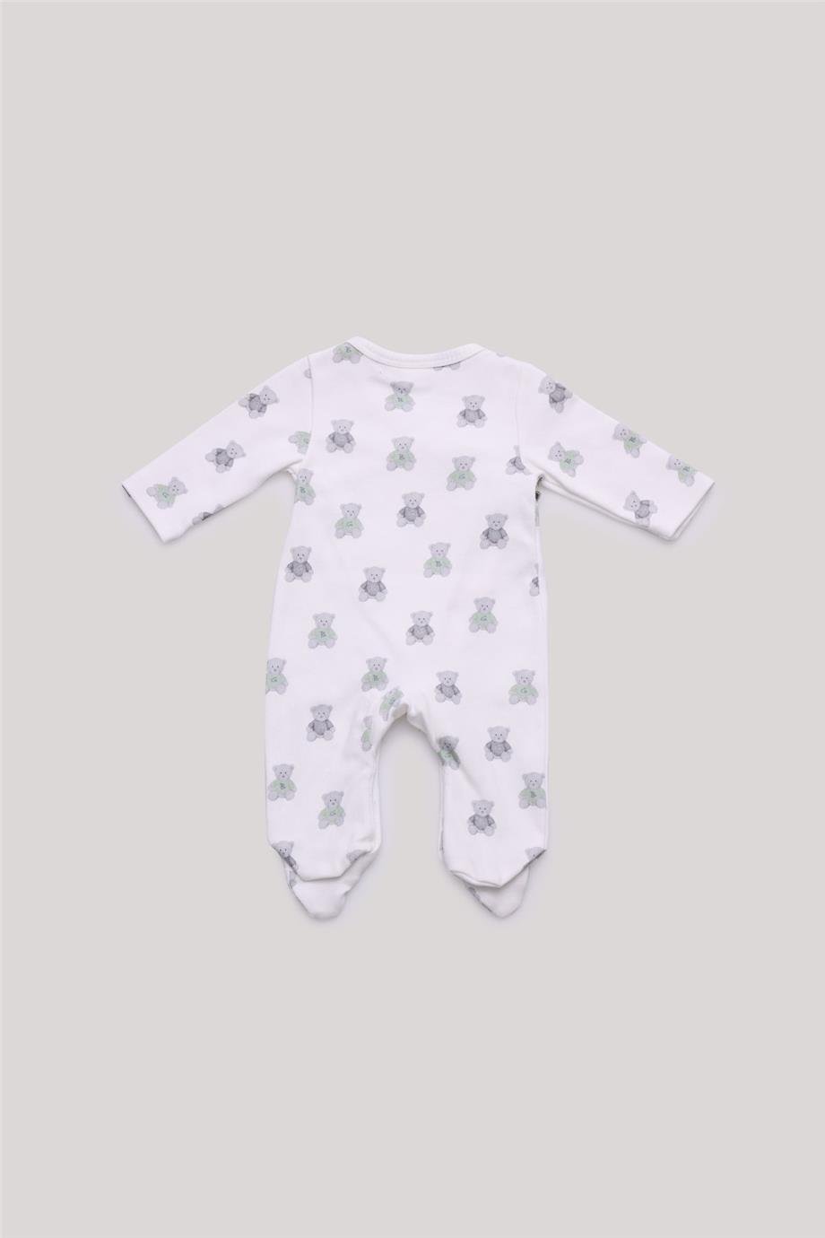 Layette Erkek Bebek Desenli Tulum